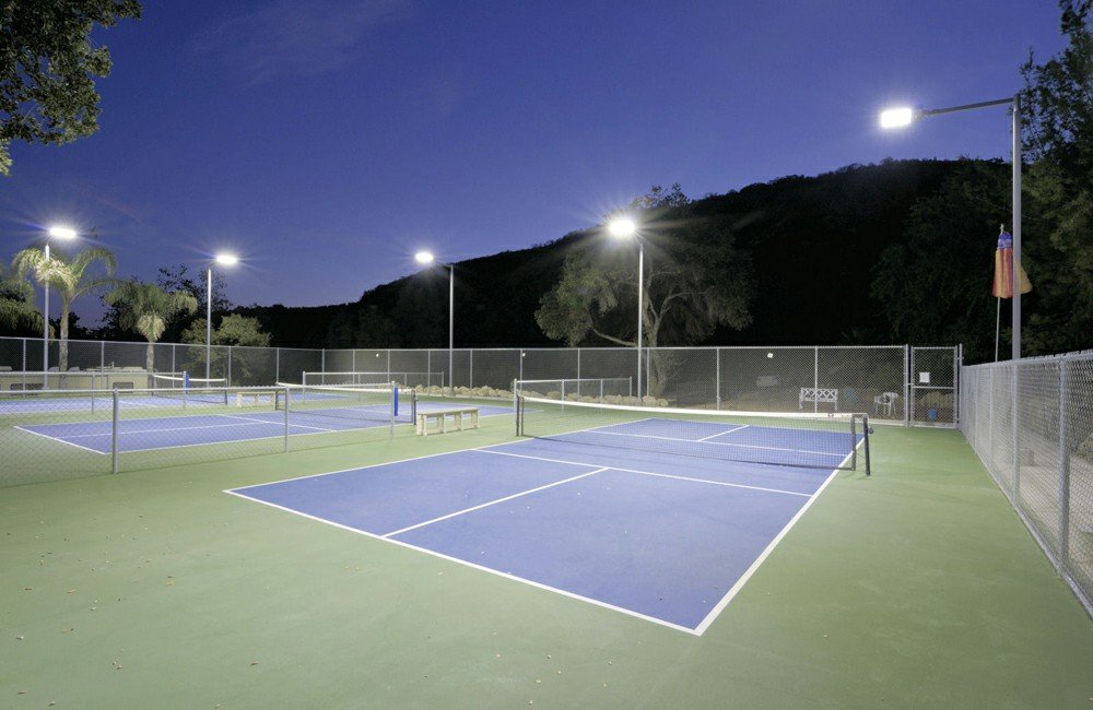 tennis court led flood lights
